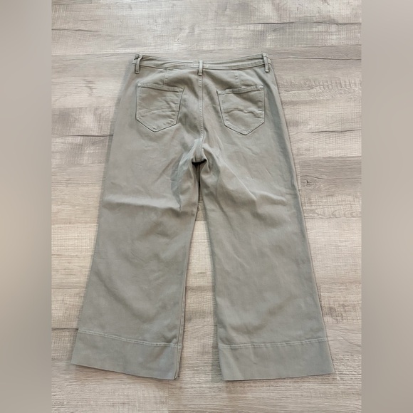 Driftwood Charlee Wide Leg Cropped Sage Green Size 31 - Picture 5 of 8